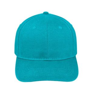 V6009TURQUIOSE - 6 Panel Br Cotton Cap - Turquoise