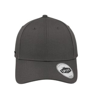 U20608RCCHARC - Uflex 6 Panel Snapback Cap - Urban Grey