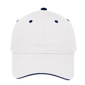 C10605WHITE/NA - Sun Stop Sandwich Peak - White/Navy