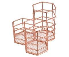 Noted 3 Piece Desk Stationery Holder