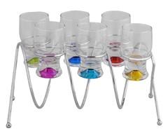 Spiral Stand & Shot Glasses