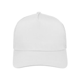 5003WHT/WHT - MAC Trucker Cap - White/White