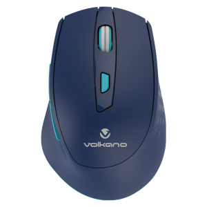 Volkano Chrome Series Wireless Mouse - Blue