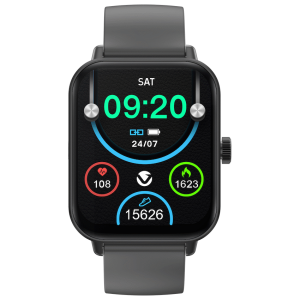 Volkano Chroma Series Smartwatch with Dark Grey Strap