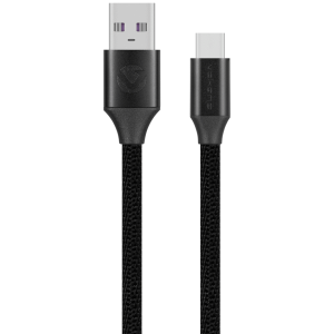 Volkano Weave Series Braided Type-C Cable 3m 30w - Black
