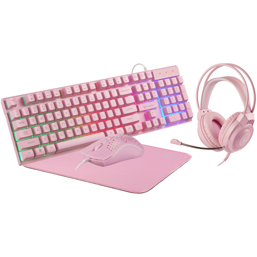 VX Gaming Freya Pink 4 -in-1 Rainbow Combo