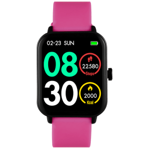 Volkano Chroma Series Smartwatch with Pink Strap