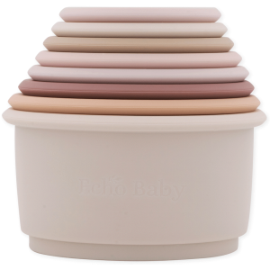 Silicone Stacking Cups - Sunset