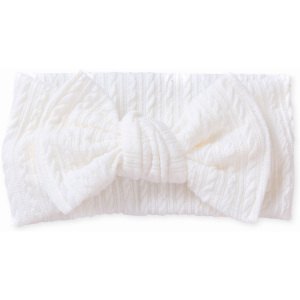 Bow Headband - Snow