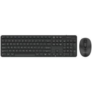 VolkanoX Garnet Bluetooth Wireless Keyboard and Mouse Combo - Black