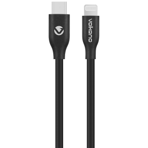 Volkano Flexi Series Type-C to MFI Lightning 2.5m 27w - Black