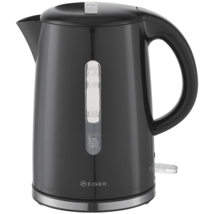 EIGER VITA 1.7L PLASTIC KETTLE BLACK