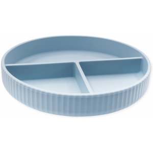 Silicone Suction Plate - Powder Blue