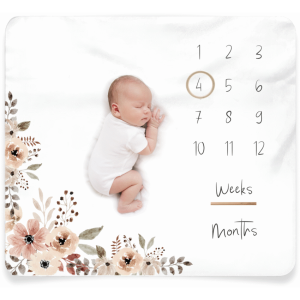Baby Milestone Blanket - Bloom
