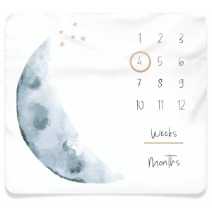 Baby Milestone Blanket - Moon