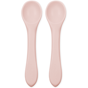 Silicone Feeding Spoons 2-Pack - Rose