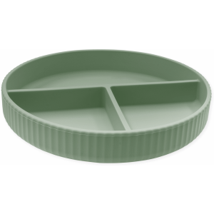 Silicone Suction Plate - Sage