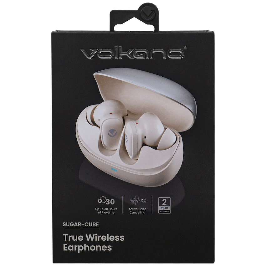 Volkano Sugar-Cube Active Noise-Cancelling True Wireless Earphones - Nude - Image 8