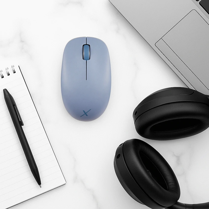 VolkanoX Magma Bluetooth Wireless Mouse - Blue Grey - Image 6