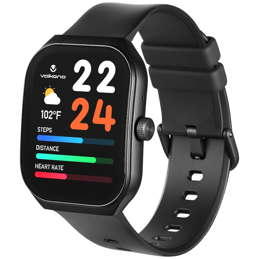 Volkano Spirit Series Smart Watch - Black - Image 8
