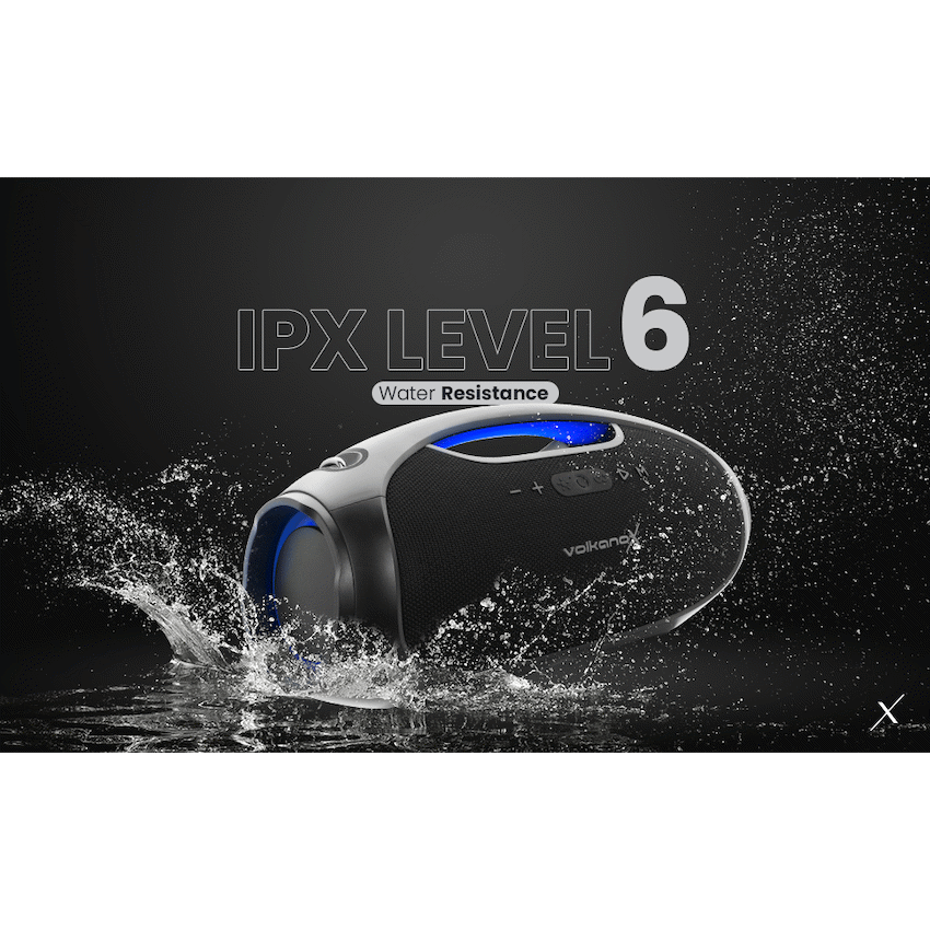 VolkanoX VXS400 Portable Bluetooth Speaker - Black - Image 3