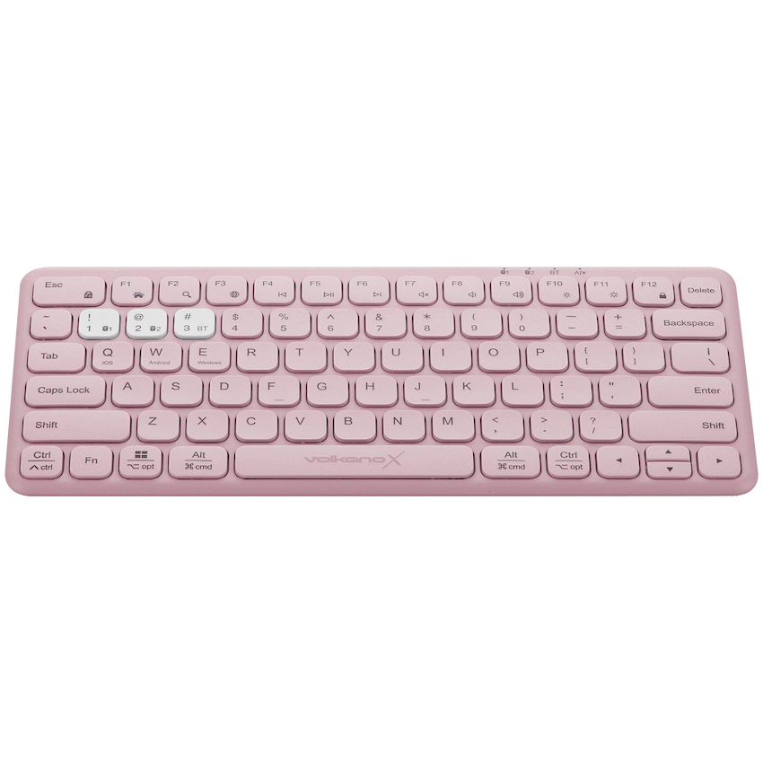 VolkanoX Blaze Bluetooth Wireless Keyboard and Mouse Combo - Rose - Image 4