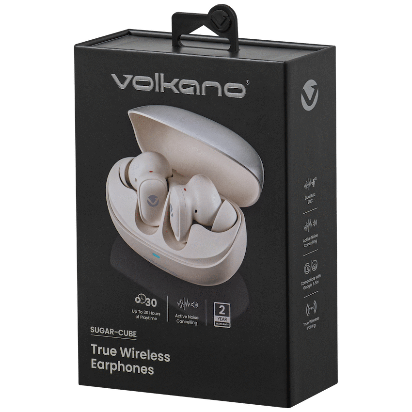 Volkano Sugar-Cube Active Noise-Cancelling True Wireless Earphones - Nude - Image 10