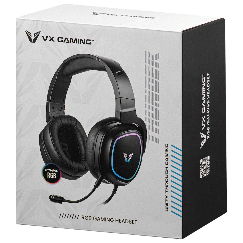 VX Gaming Thunder series Gaming Headset RGB - Image 3