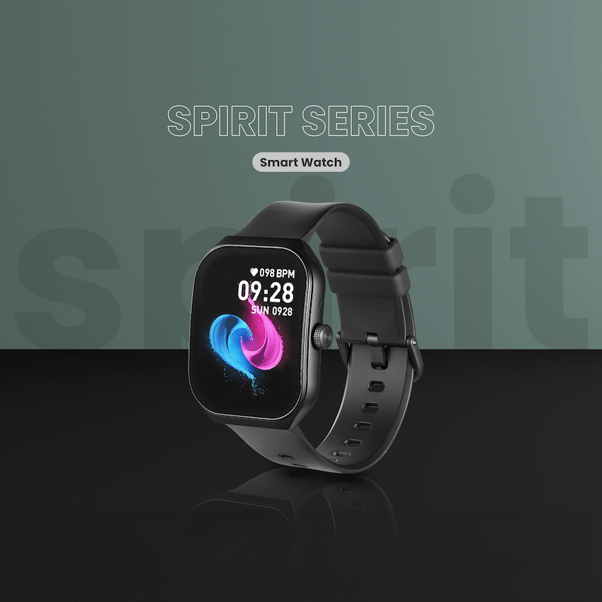 Volkano Spirit Series Smart Watch - Black - Image 10