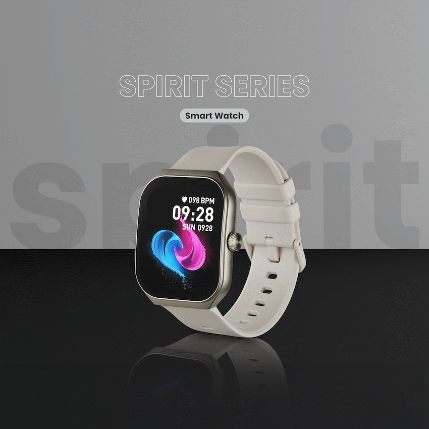 Volkano Spirit Series Smart Watch - Starlight Silver - Image 3