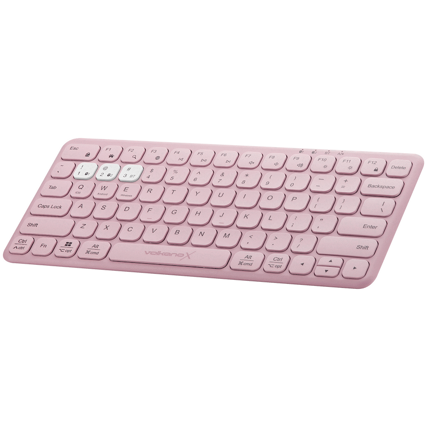 VolkanoX Blaze Bluetooth Wireless Keyboard and Mouse Combo - Rose - Image 9