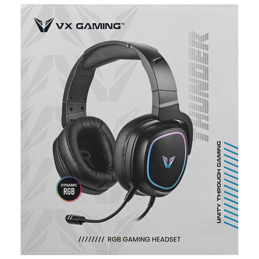 VX Gaming Thunder series Gaming Headset RGB - Image 4
