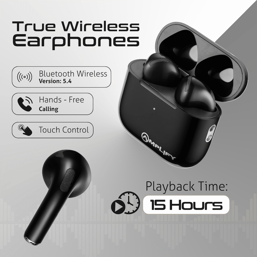 Amplify Astro 2 Series True Wireless Earphones - Black - Image 18