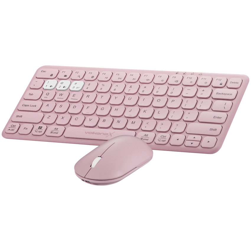 VolkanoX Blaze Bluetooth Wireless Keyboard and Mouse Combo - Rose - Image 11