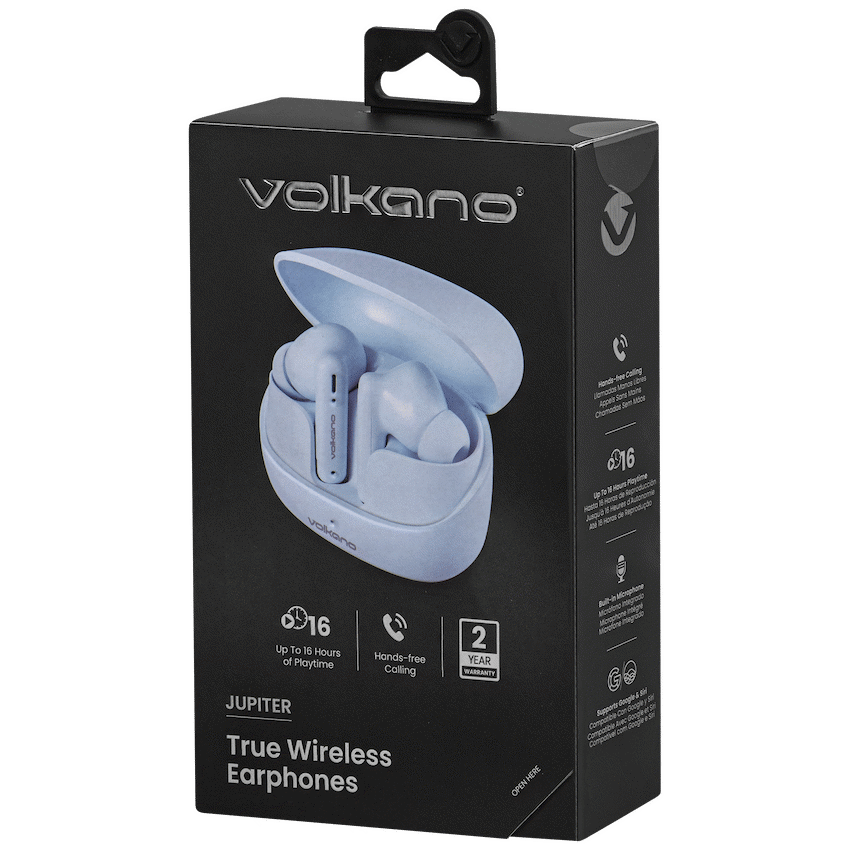 Volkano Jupiter Series TWS Earphones - Pastel Blue - Image 10