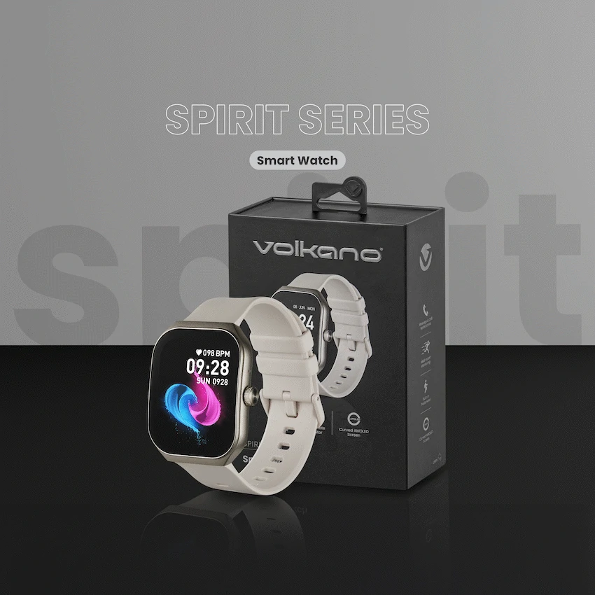 Volkano Spirit Series Smart Watch - Starlight Silver - Image 10