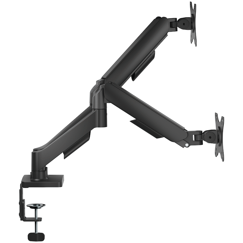 Volkano Steel Series Full Motion Dual Monitor Desk Mount 17" - 32" - Image 3