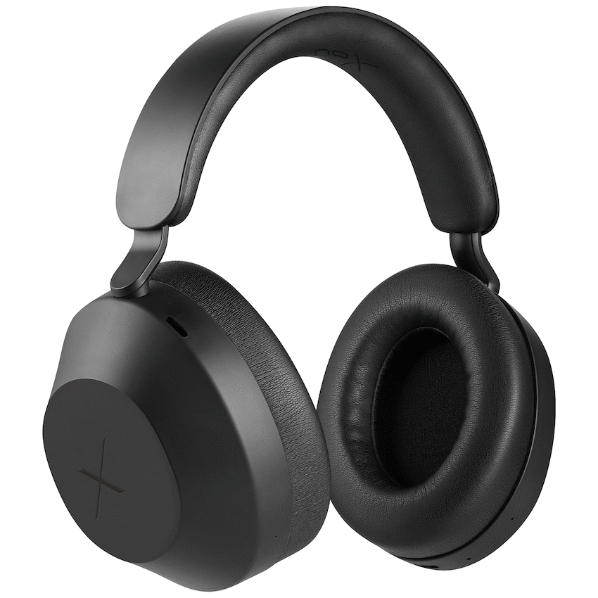 VolkanoX H400 Hybrid Active Noise Cancellation Headphones - Black - Image 3