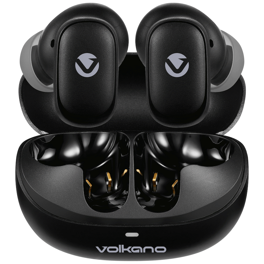 Volkano Sugar-Cube Active Noise Cancelling True Wireless Earphones - Black - Image 2