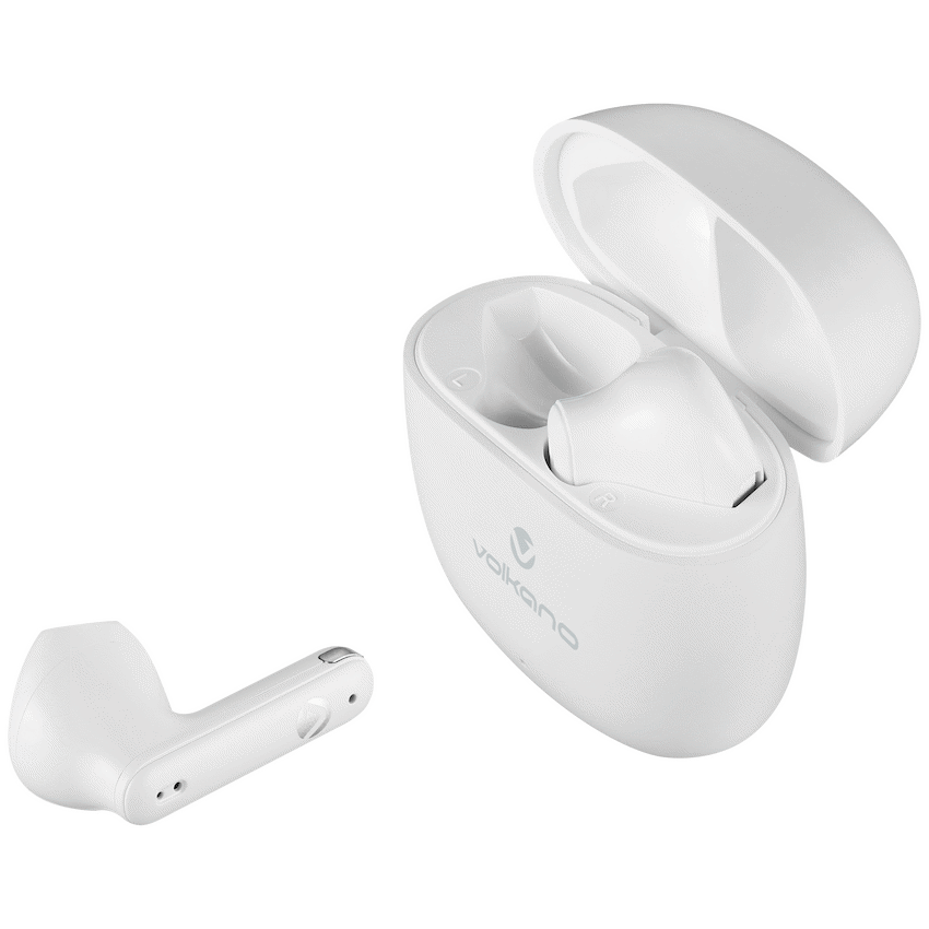 Volkano Sleek Series TWS Earphones - White - Image 2
