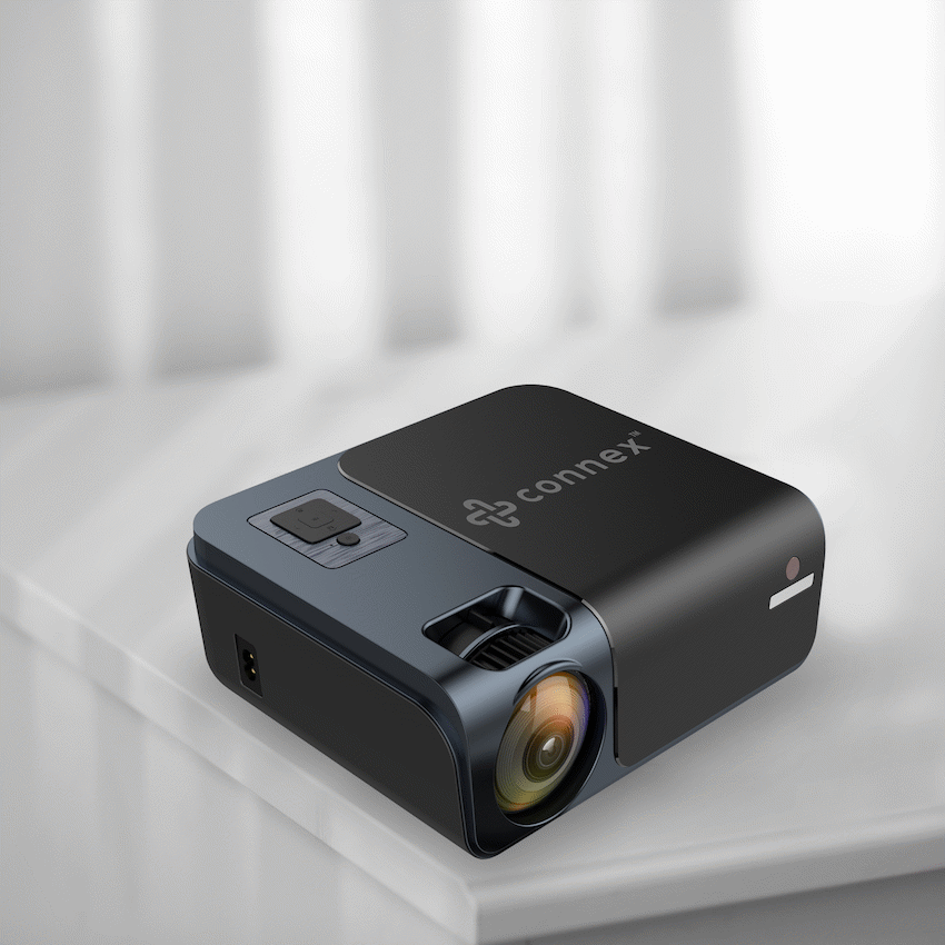 Connex Lumen series 1080P Projector with WIFI - Black - Image 3