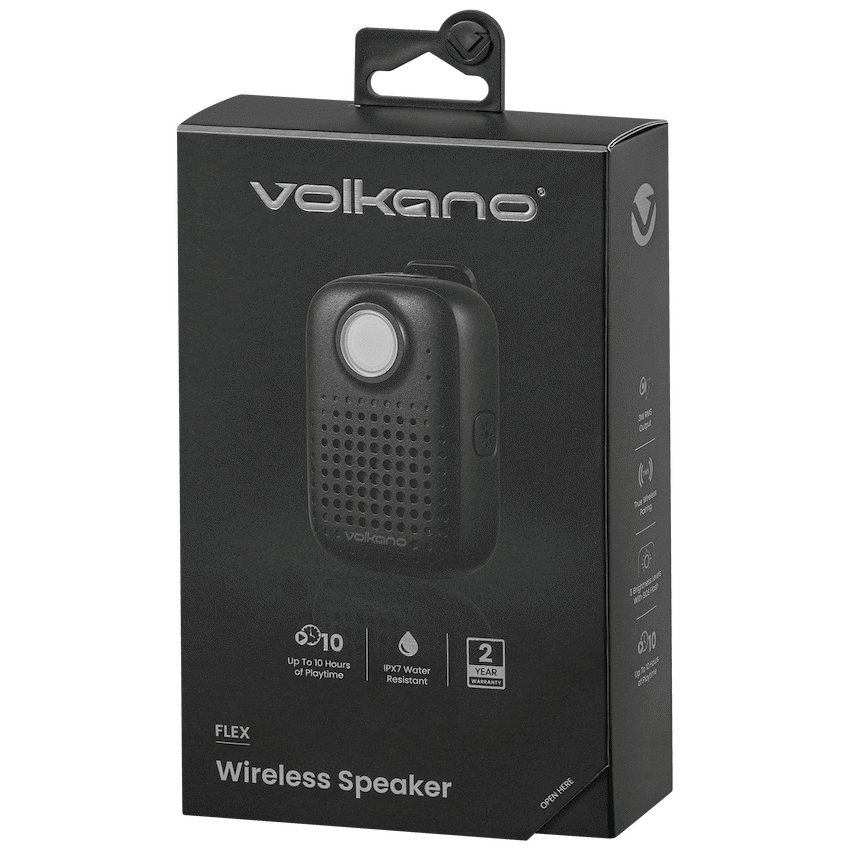 Volkano Flex Bluetooth Wireless Speaker - Black - Image 4