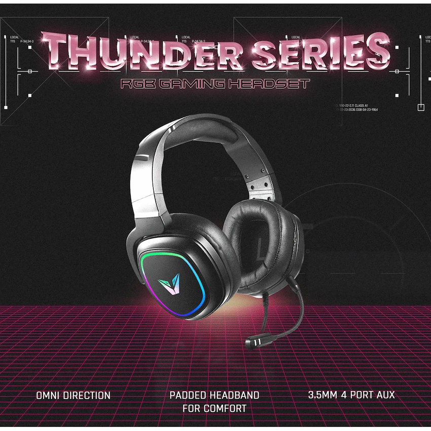 VX Gaming Thunder series Gaming Headset RGB - Image 12