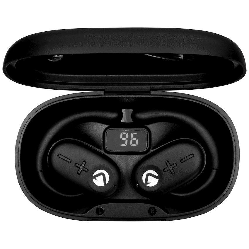 Volkano Stride Series Air Conduction TWS Earphones - Black - Image 2