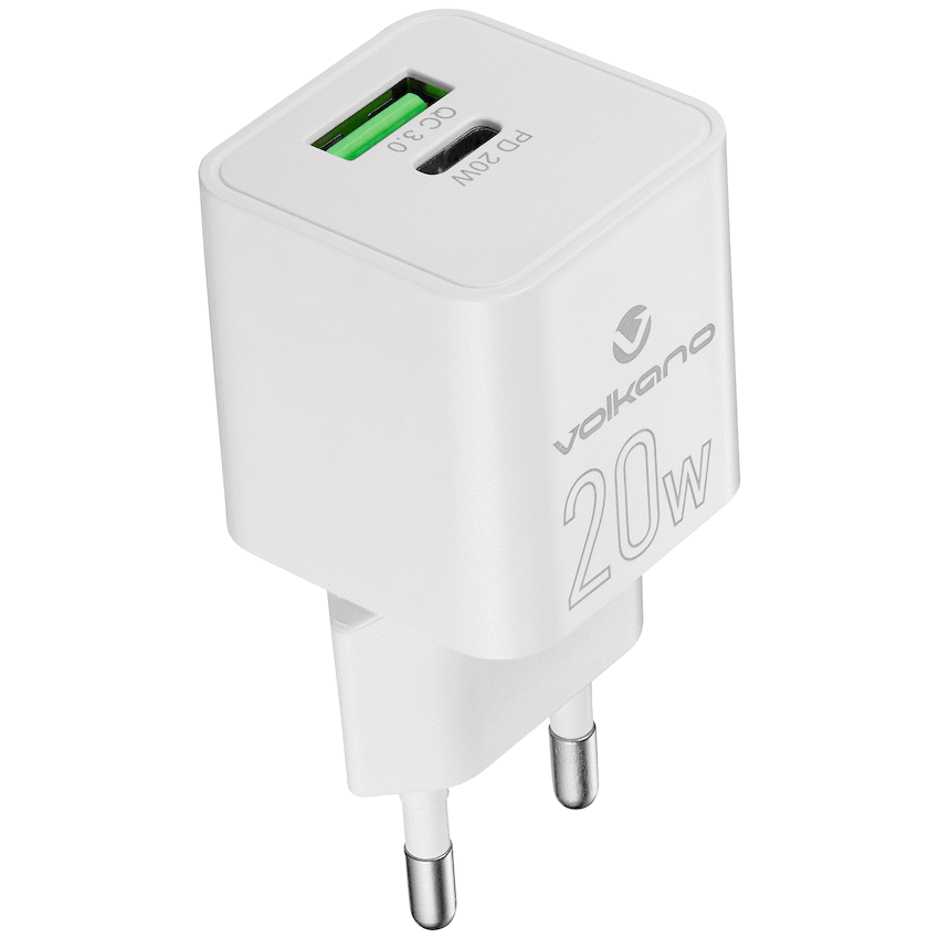 Volkano Dyna Duo 20w PD + QC 3.0 Wall Charger - Image 5