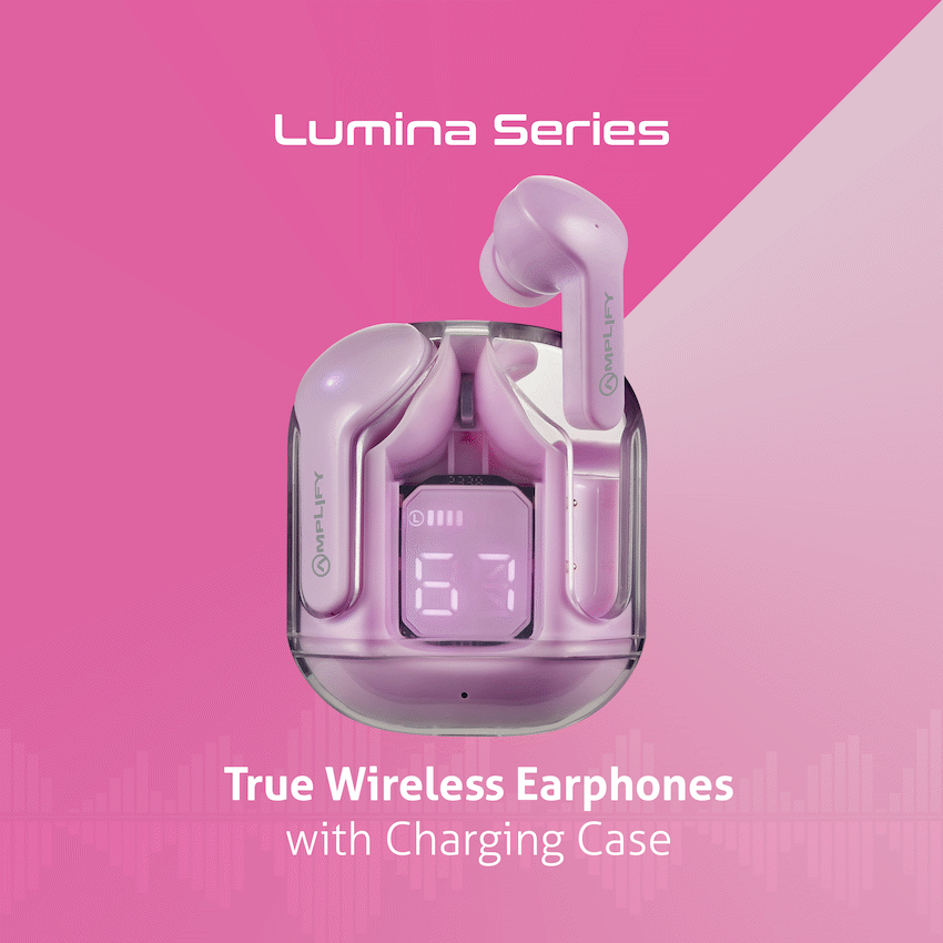 Amplify Lumina Series TWS Earphones - Purple - Image 8