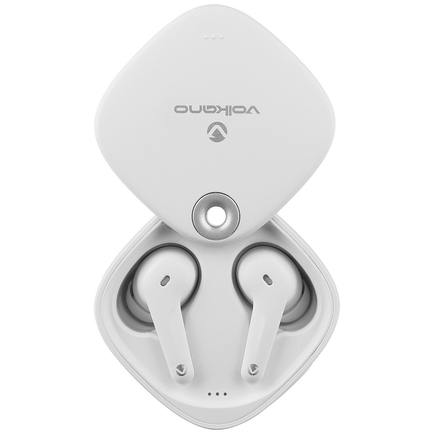 Volkano Ore Series True Wireless Earphones with Charging Case - White - Image 4