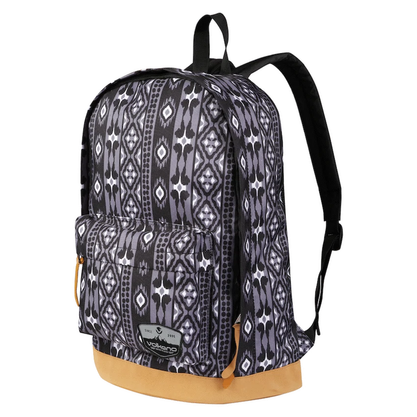 Volkano Suede Series Backpack - Ethnic - Dark Grey - Image 4