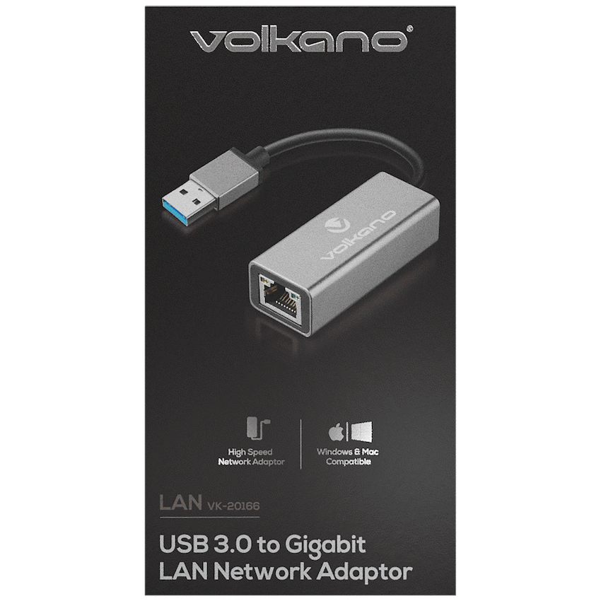 Volkano Lan Series USB 3.0 to Gigabit LAN Network Adaptor - Image 7