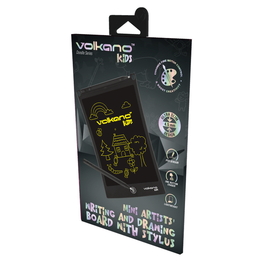 Volkano Kids Doodle Series 8.5in Writing and Drawing Board - Black - Image 4